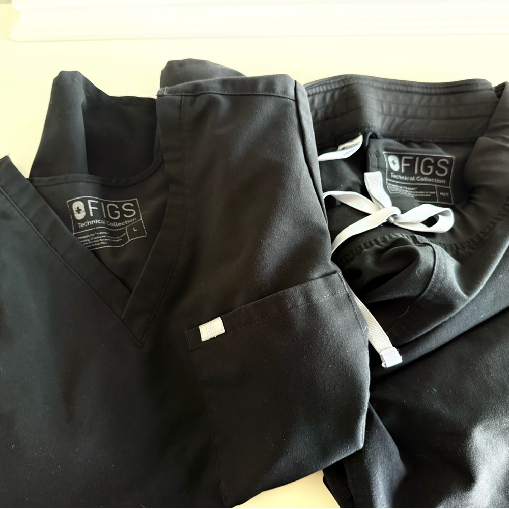 Figs Charcoal Scrub Ensemble
